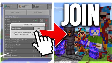 Click on "Join <b>Realm</b>". . Minecraft realm codes